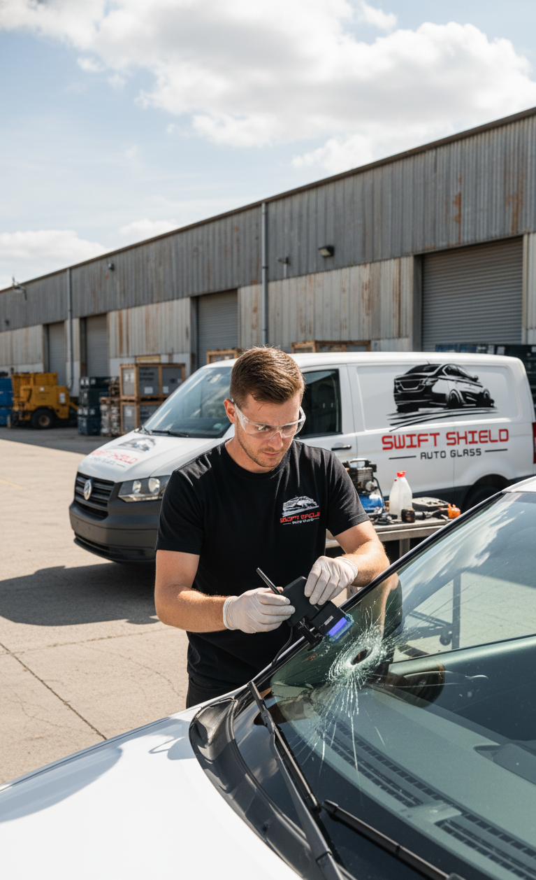 Professional Windshield Bullseye Repair - Swift Shield Auto Glass