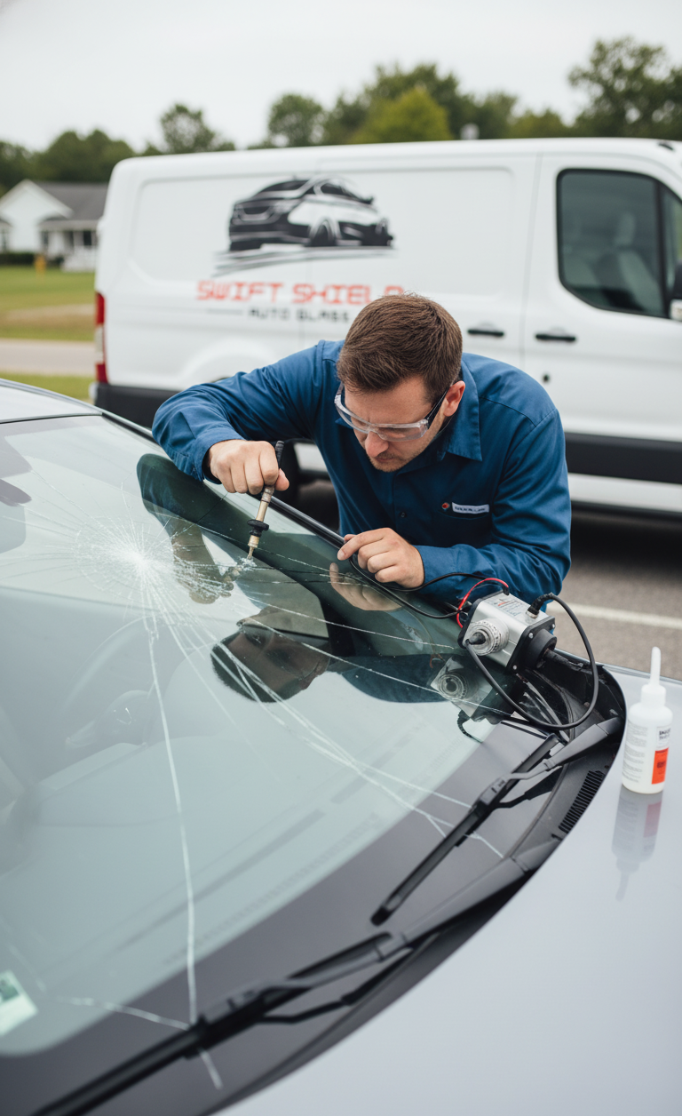 Professional Windshield Crack Repair - Swift Shield Auto Glass