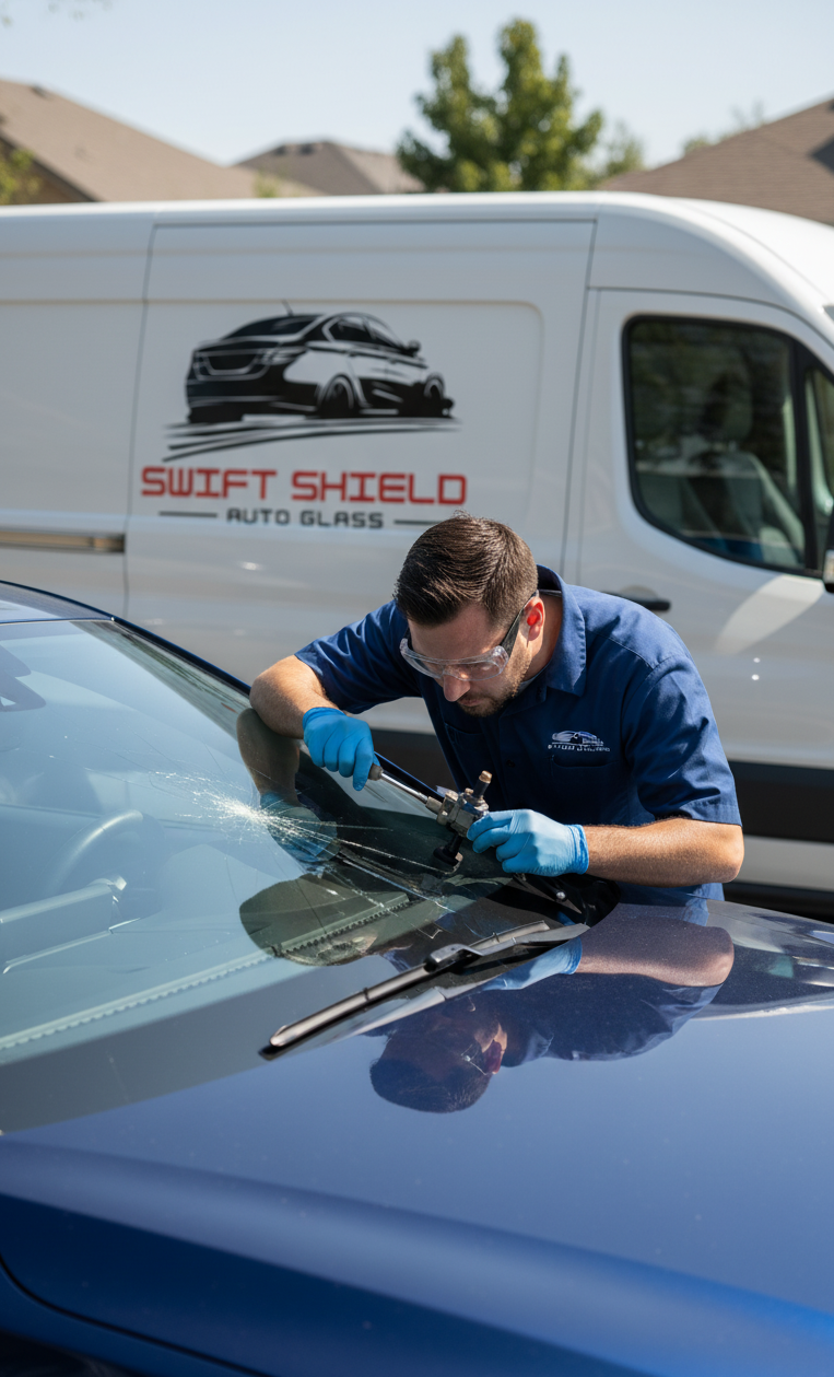 Professional Windshield Star Break Repair - Swift Shield Auto Glass